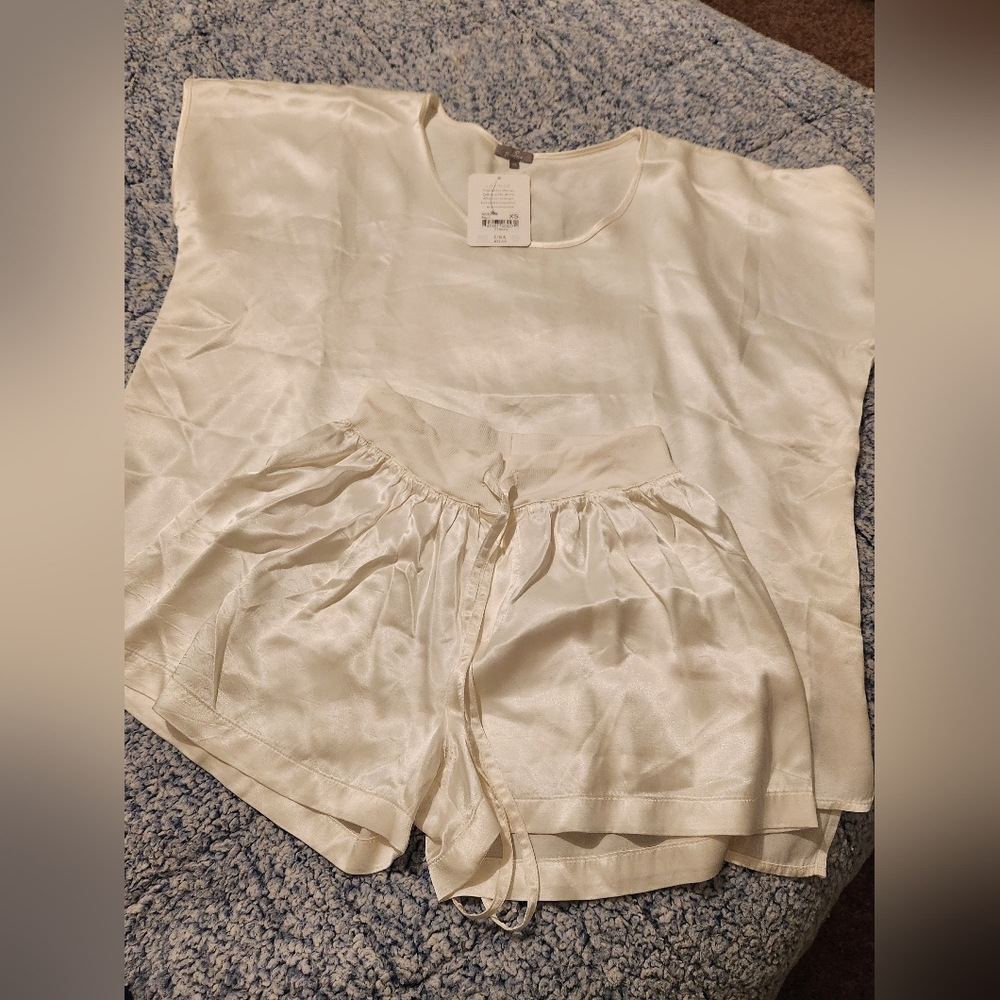 PJ Harlow Cream pajama set